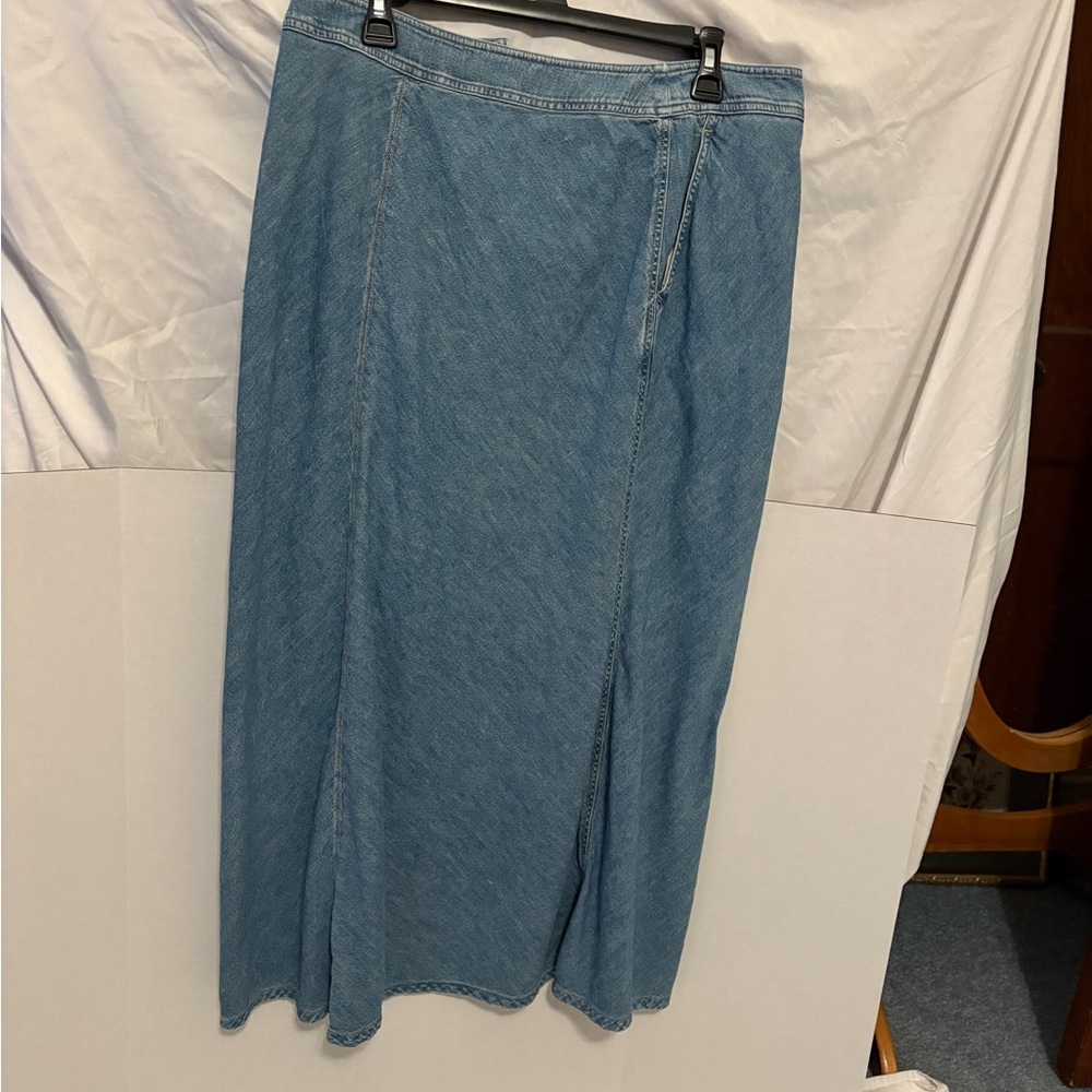 Ralph Lauren Light Blue Maxi Skirt